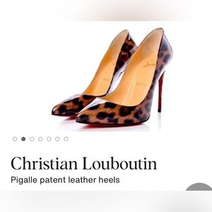 Christian Louboutin Brown Leopard Heels
